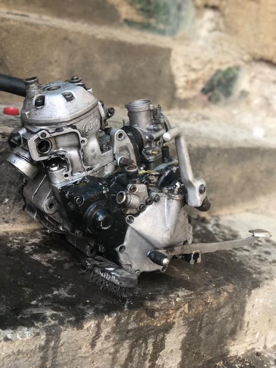 Piese atv și cross 125cc motor cross ktm 125 2t complet