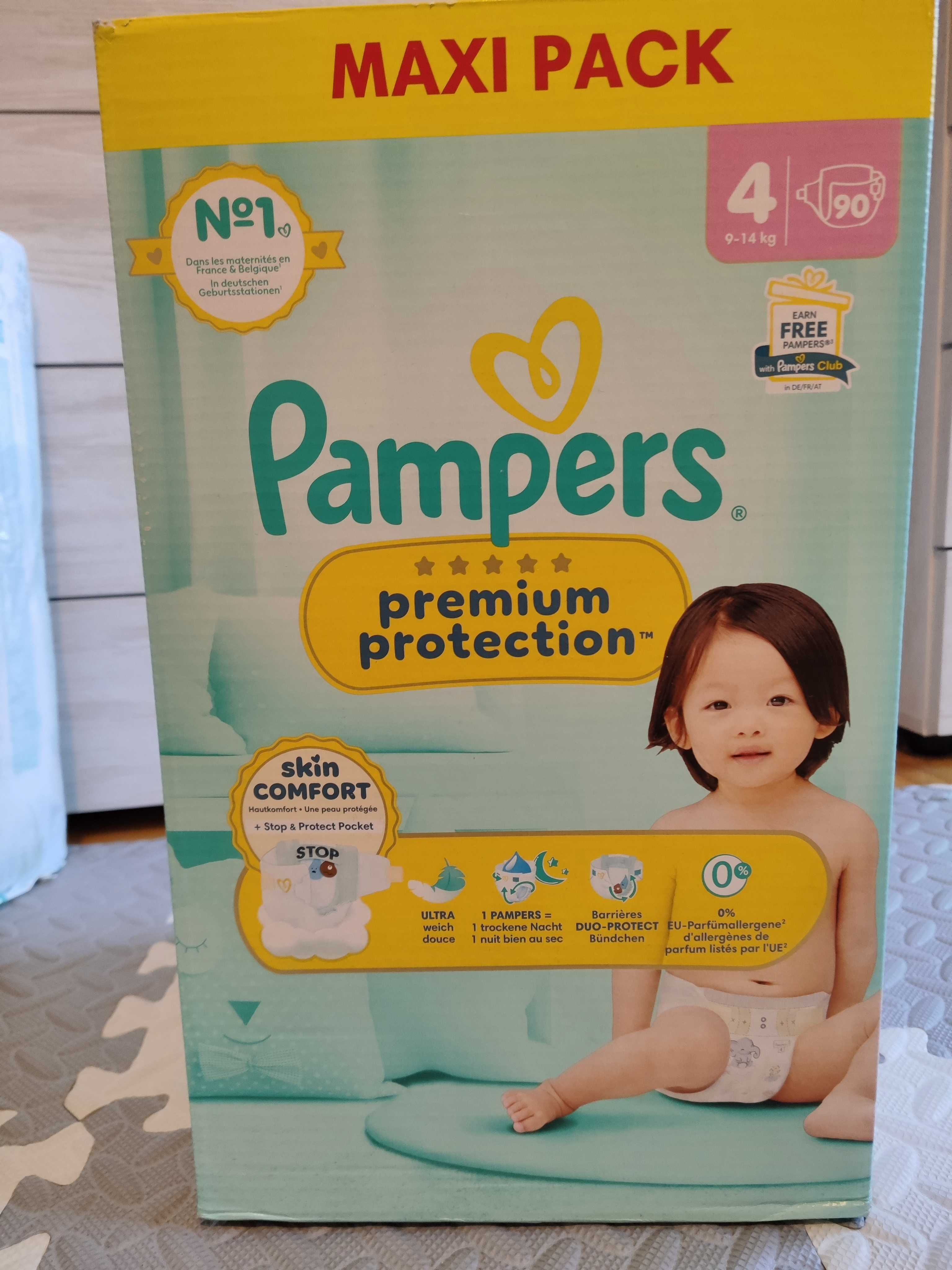 Памперси Pampers premium protection 4