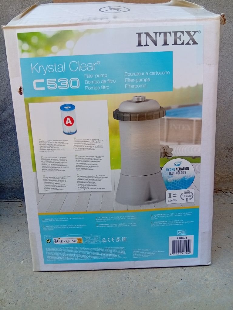Intex Krystal Clear C530 baseyn uchun filtr-nasos