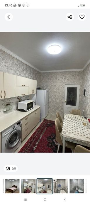 Kadeweva yaqinida 3 xonali uy sotiladi. 78kvm. Mebellari bilan.