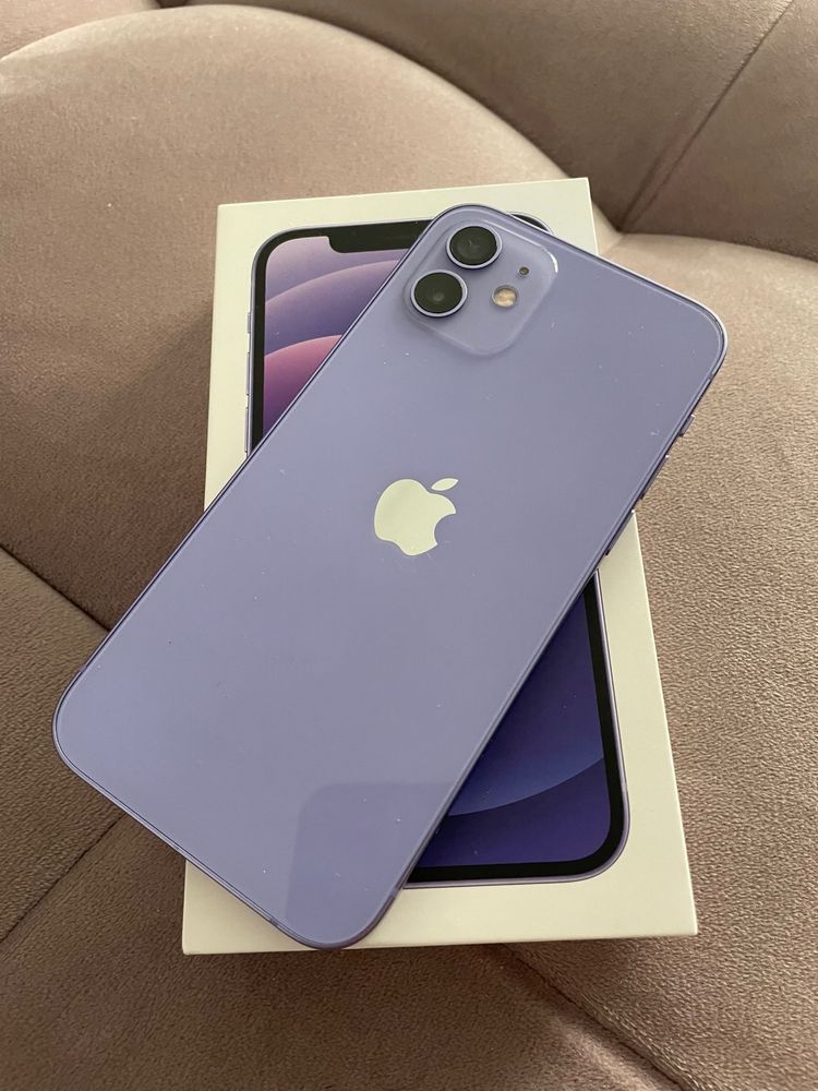 Iphone 12 Purple, 64GB, 89% baterie, fullbox