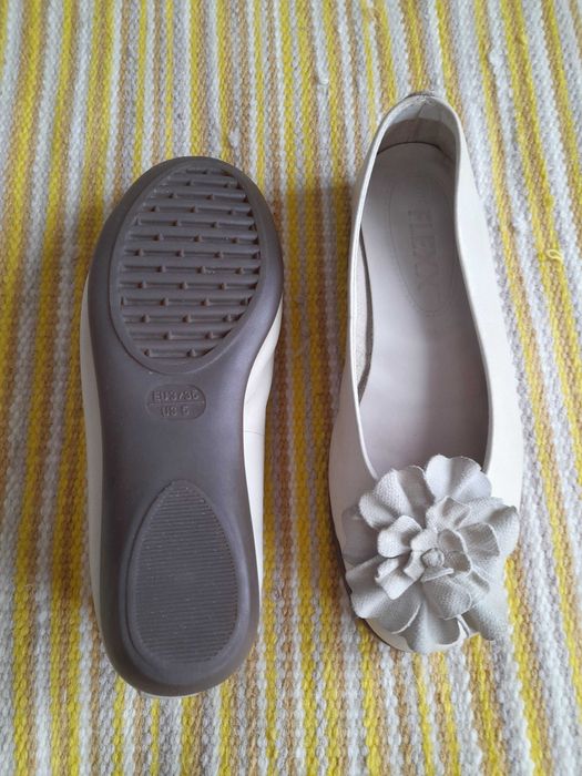 Balerini Flexx 35, piele fina