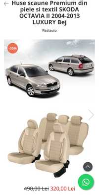 Huse scaune Skoda Octavia