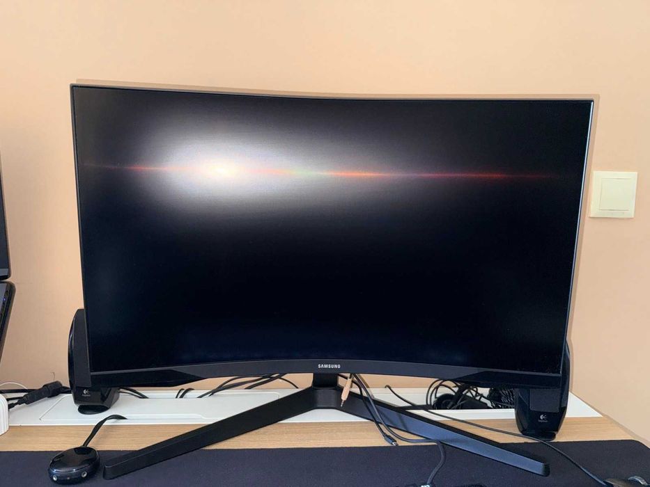 Монитор Samsung C27G55TQ, 27", 144 Hz