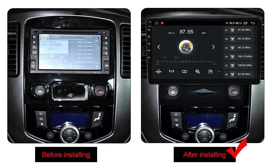 Navigatie Android 13 Ford Kuga 2008-2010 Waze Youtube CarPlay + CAMERA