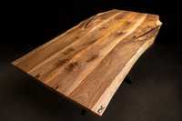 Masă din lemn masiv de nuc cu rășină epoxidică