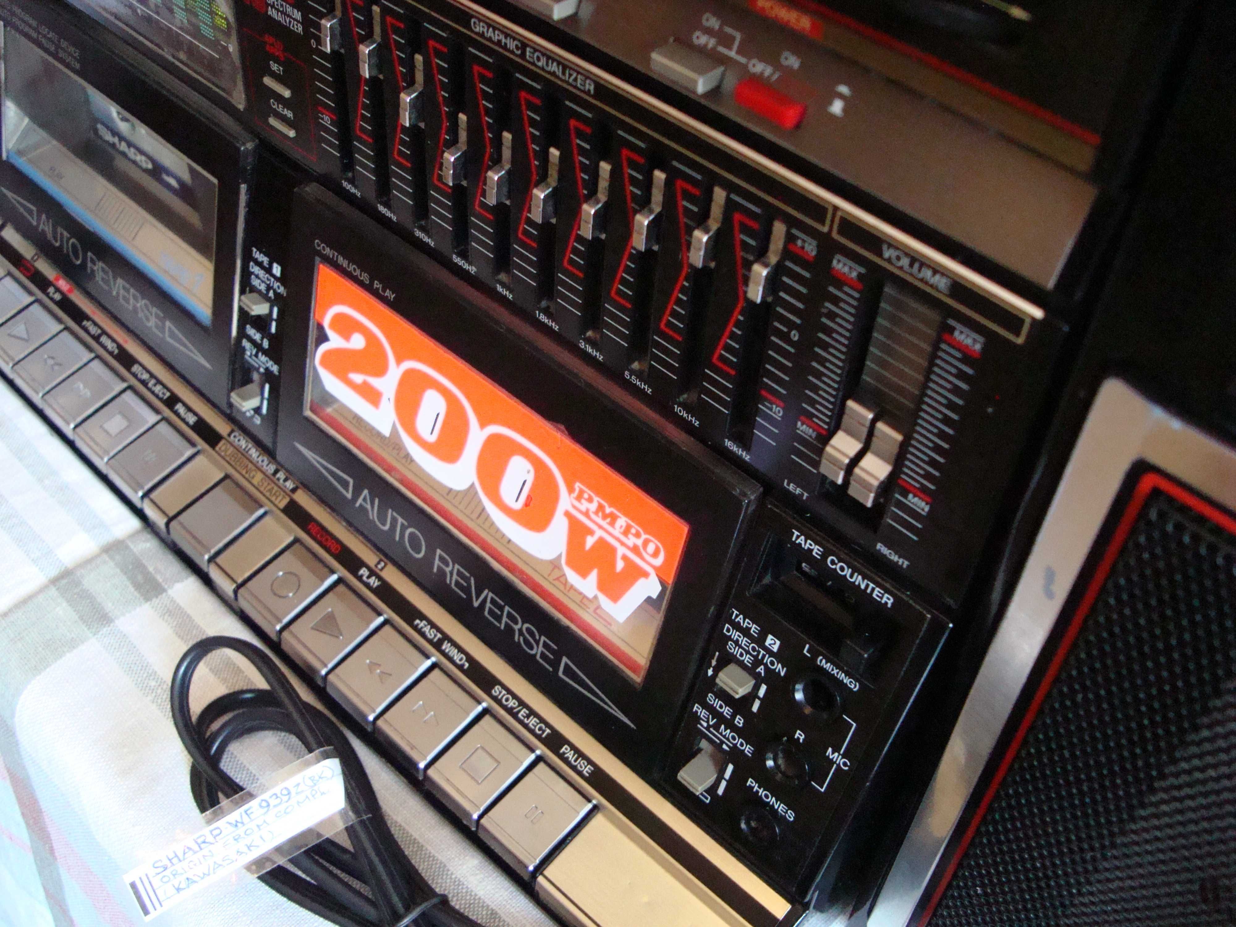 SHARP WF-939 Z (BK) 1986 год. ORIGINAL  Made in Japan .