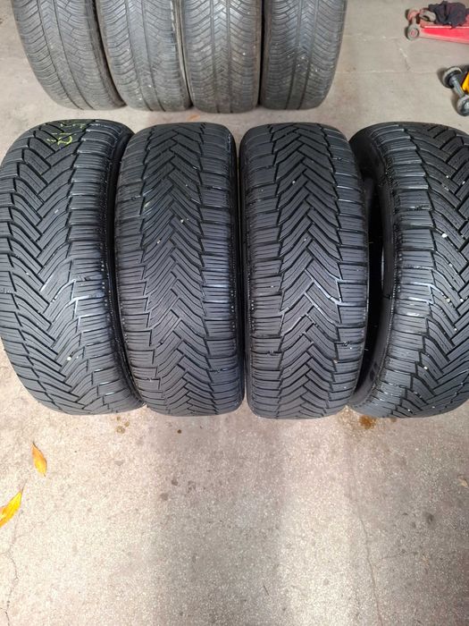 4 Зимни гуми Мишелин 215/55/17 ДОТ21 (безплатно поставяне)