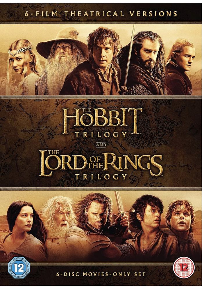 Filme The Hobbit & Lord of the Rings DVD Mega Trilogys BoxSet VANDUT