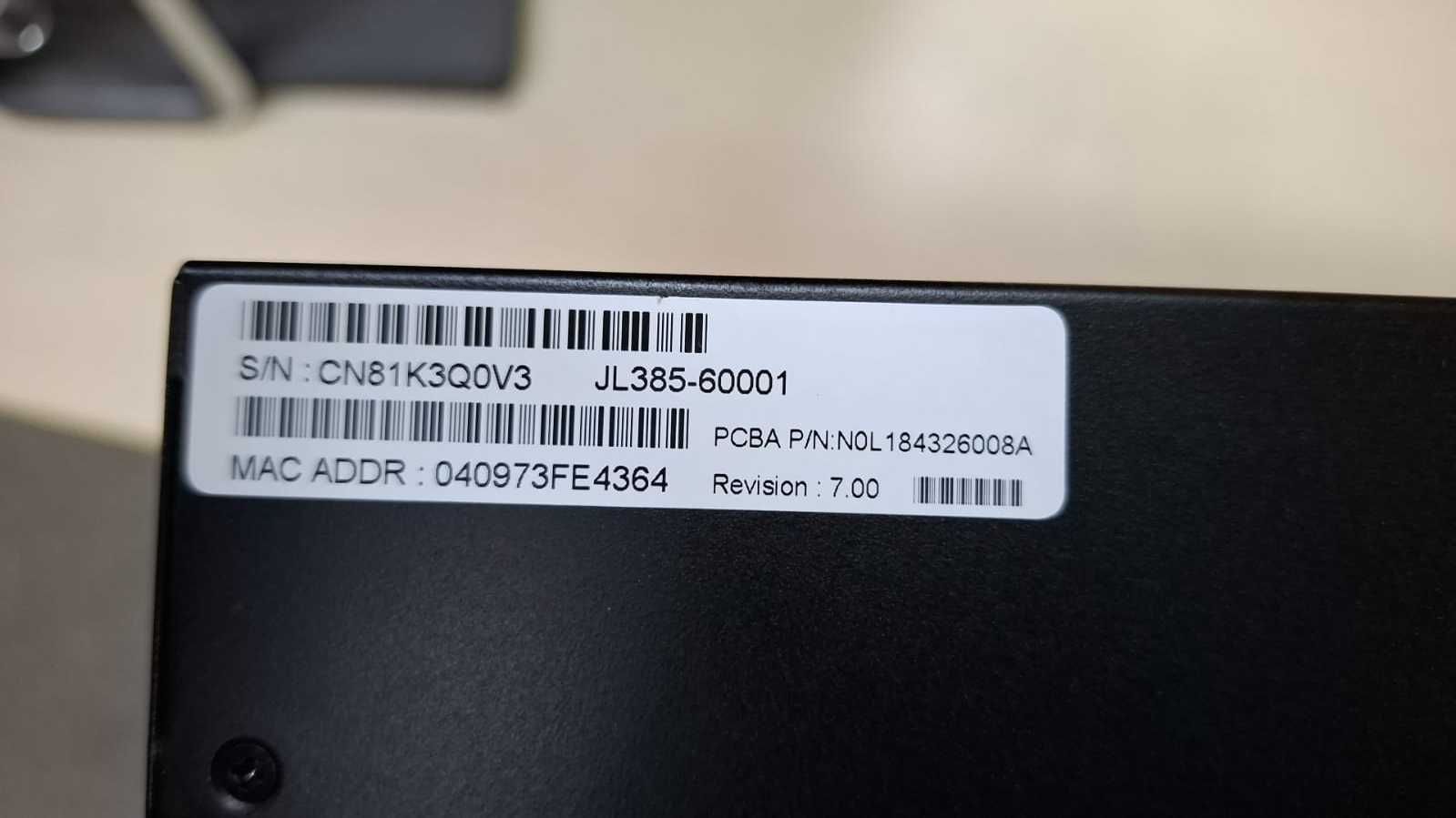 HPE OfficeConnect Switch 1920S 24G 2SFP PoE+ (370W) JL385A