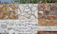 Piatra placat poligonala  Mozaic venetian marmura antichizat  pavaje