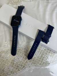 Продам Apple watch 7 44mm blue в идеальном состоянии 100 емкость