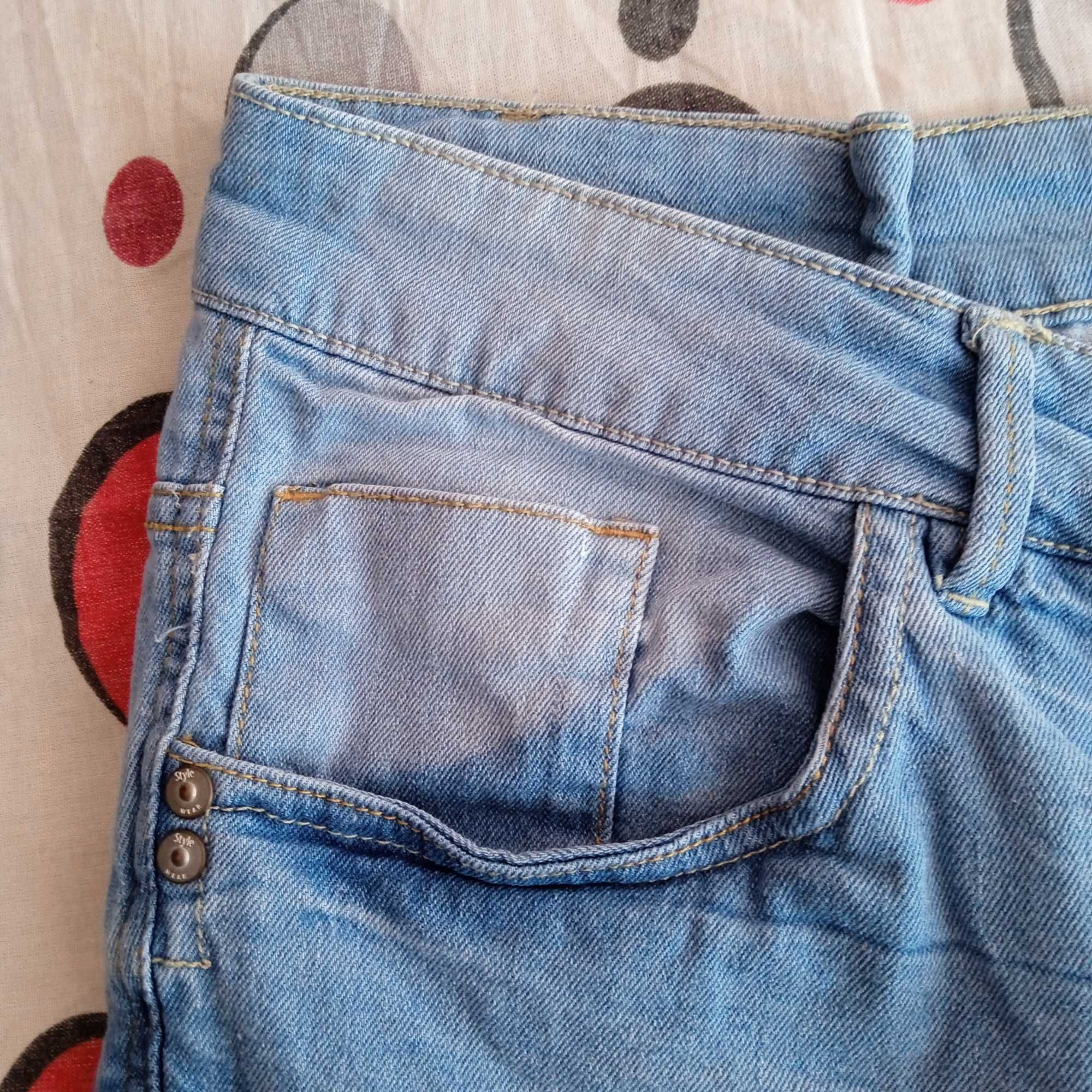 ГОЛЯМ 2-3XL размер къси дънкови панталони бермуди шорти jeans shorts
