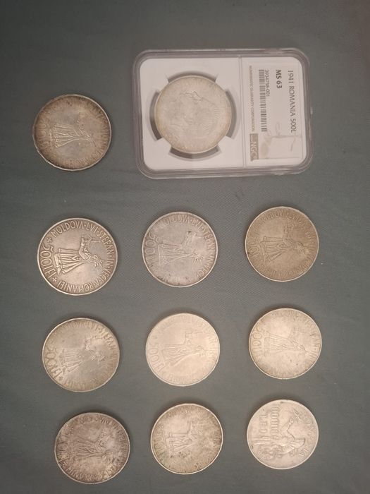 Monede argint Romania