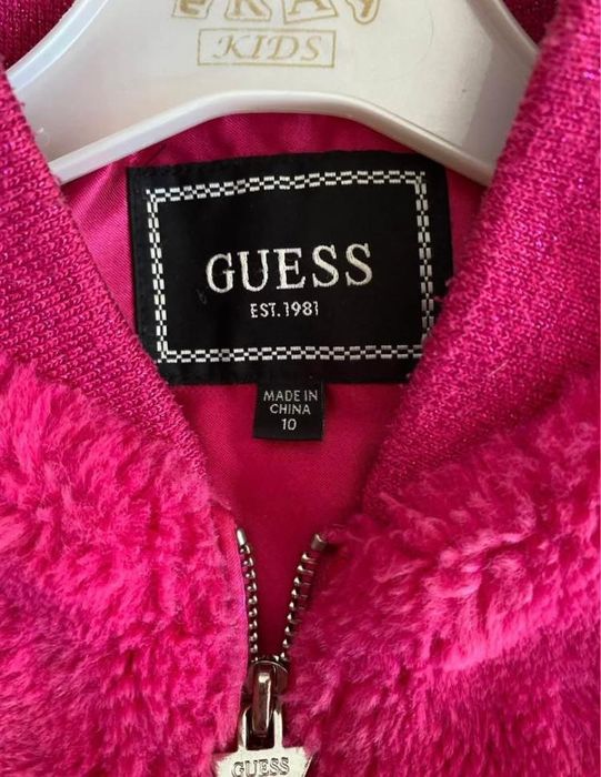 Детско розово палто Gues
