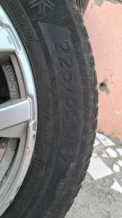 Set jante aliaj RC Design 17" + anvelope iarnă Michelin Alpin 5