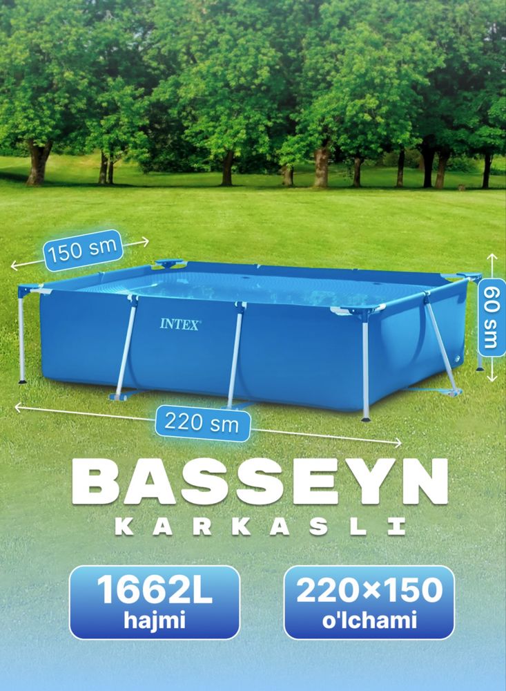 Intex basseyn karkas
