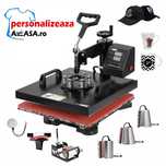Echipament Personalizare / Presa Termica 8in1, 38x38cm, Tricouri, Cani