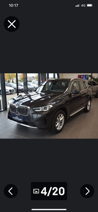 BMW X3 BMW X3 d X-line 4x4 Led Camera 360 Soft Cârlig Volan încălzit