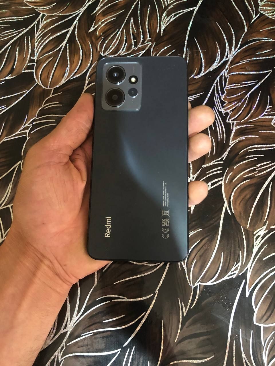 Redmi note 12 onxy gray 4GB Ram 128GB Rom