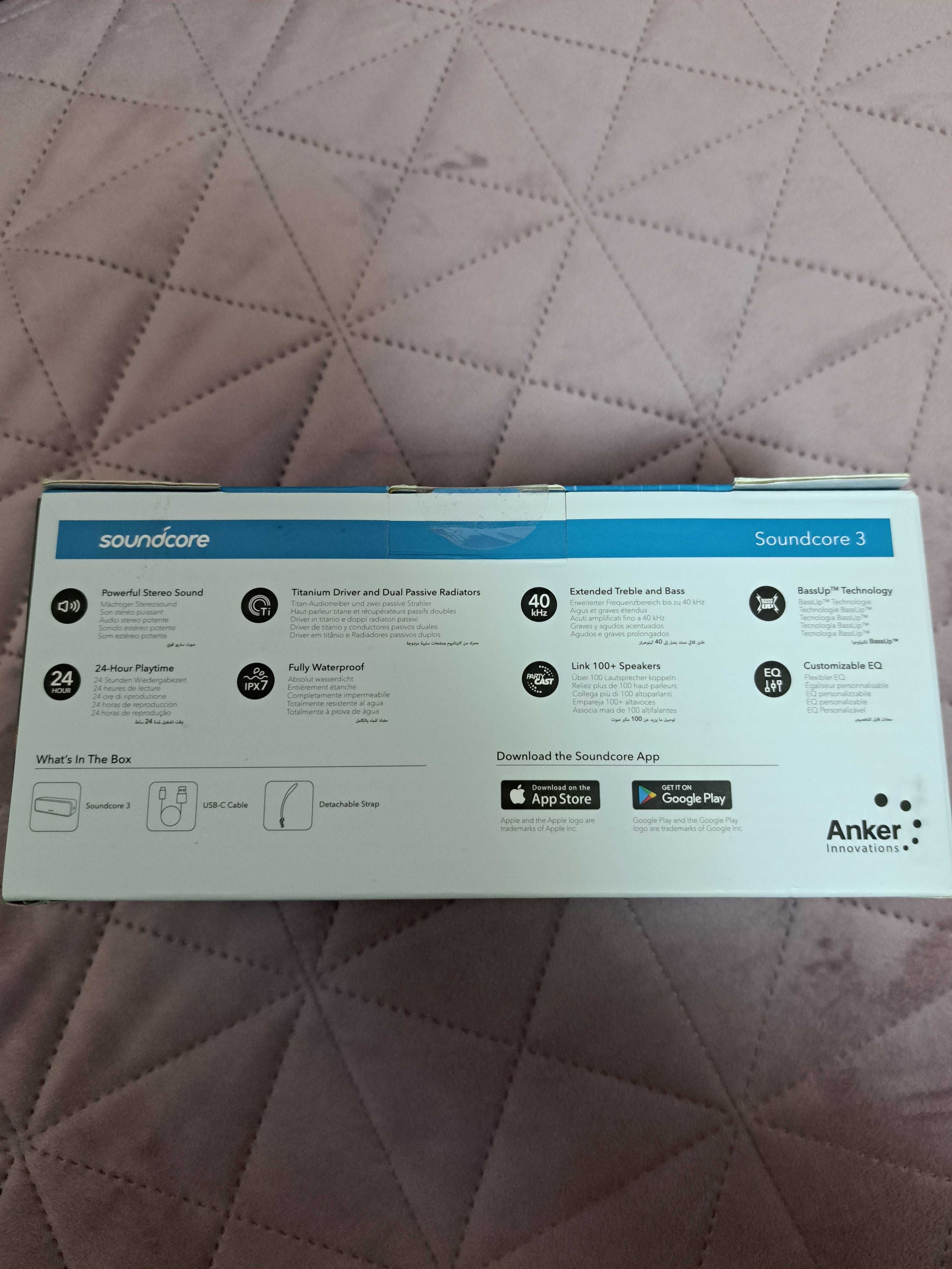 Boxa Anker Soundcore 3 wireless bluetooth 5.0.