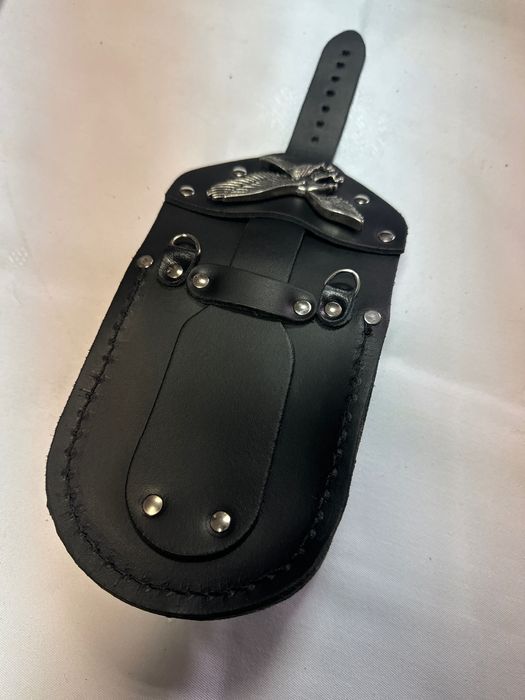 НОВИ допълнителни чанти от естествена кожа за куфар за мотор / чопър