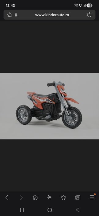 Motocicleta electrica 3 roti!