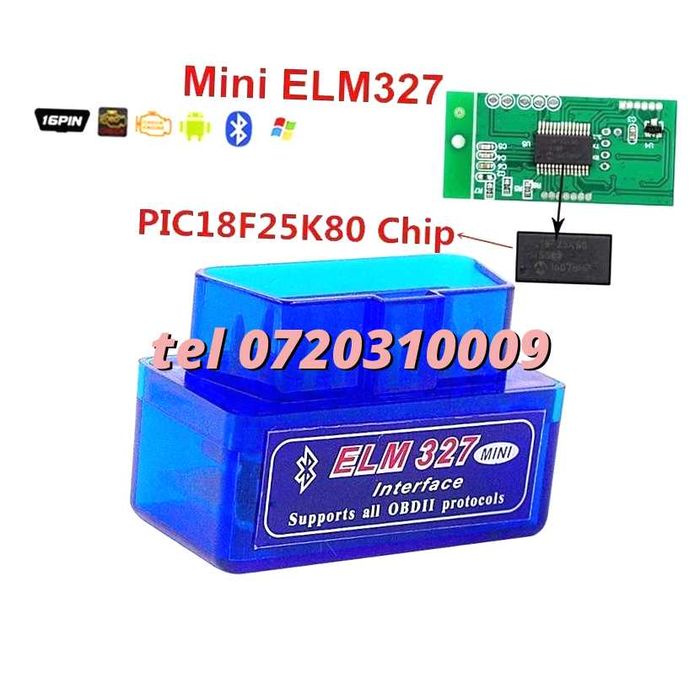 Diagnoza Universala Elm327 Mini Bluetooth Obdii Obd2 Versiunea 21