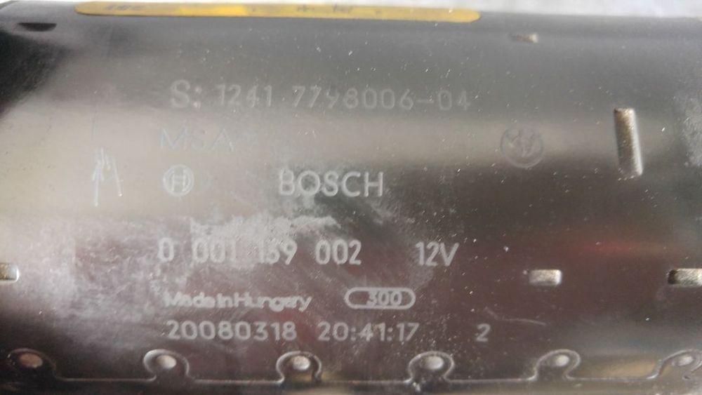 electromotor 2.0 d d47d20a bmw serie 1 e81 e87  000139002  1241 7798006-04