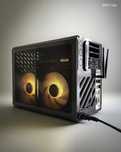 Carcasa mATX Gaming Printata 3D Dual Rad 280mm GPU 4.75 slot 18.3L