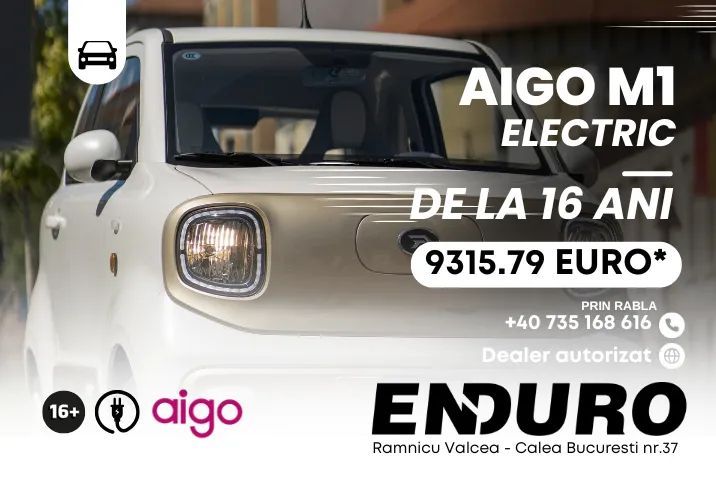 Aigo M1 Dealer autorizat - AIGO M1 / GARANTIE / ELECTRIC / DE LA 16 ANI / LED