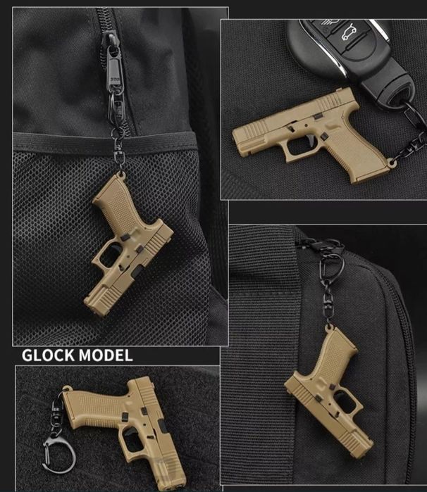 Breloc chei pistol glock 17, 19X, 45