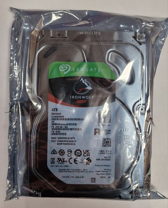 Vand HDD intern 4TB Seagate IronWolf ST4000VN008 Sigilat
