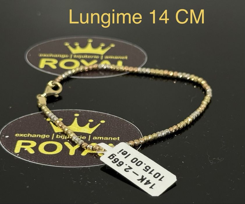 Bijuteria ROYAL : Bratara AUR 14K / 2.66 GR