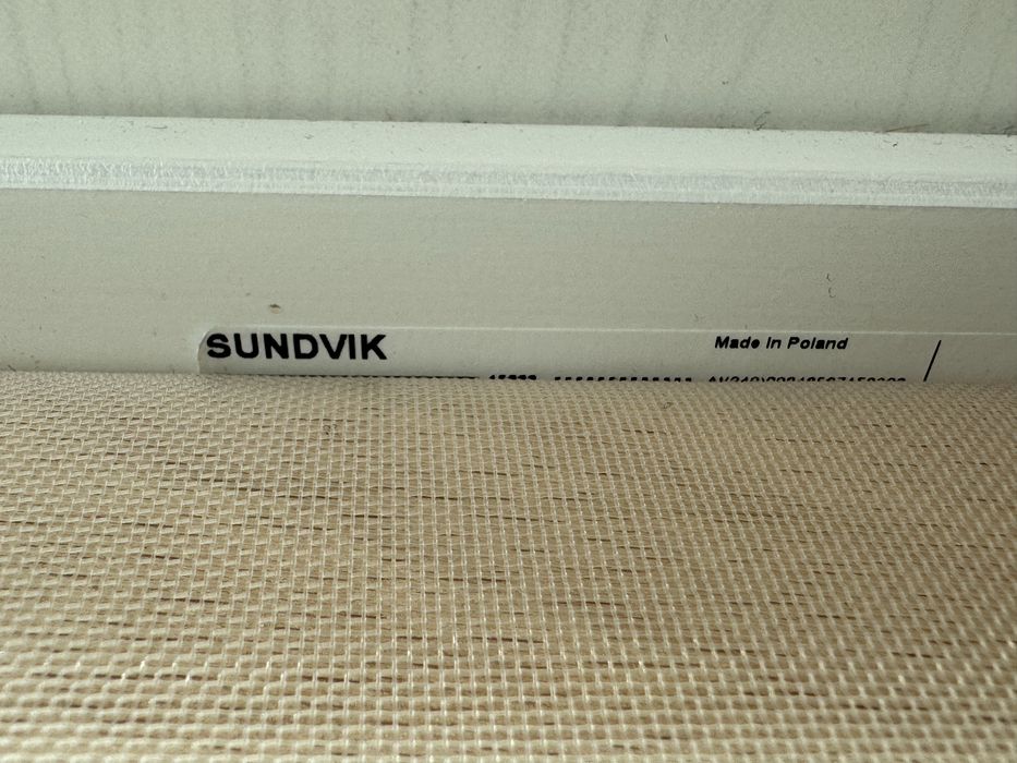 Vand pătuț alb Ikea Sundvik