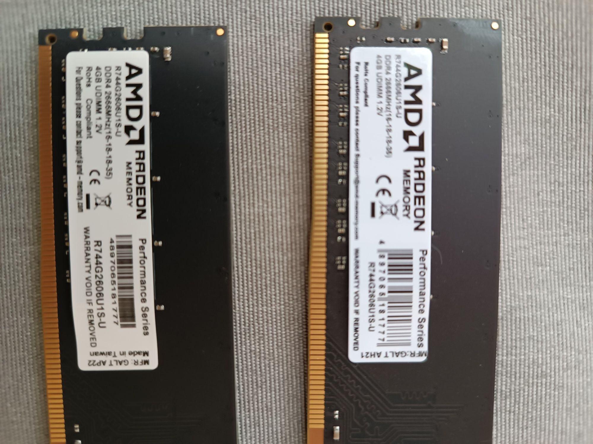 Kuchli Aperatifka Amd Radeon DDR 4 ga 4 dan 2 ta 8 gb orginal