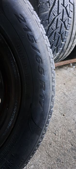 Jante r 17 cu cauciucuri  m+s. 215 65 r 17