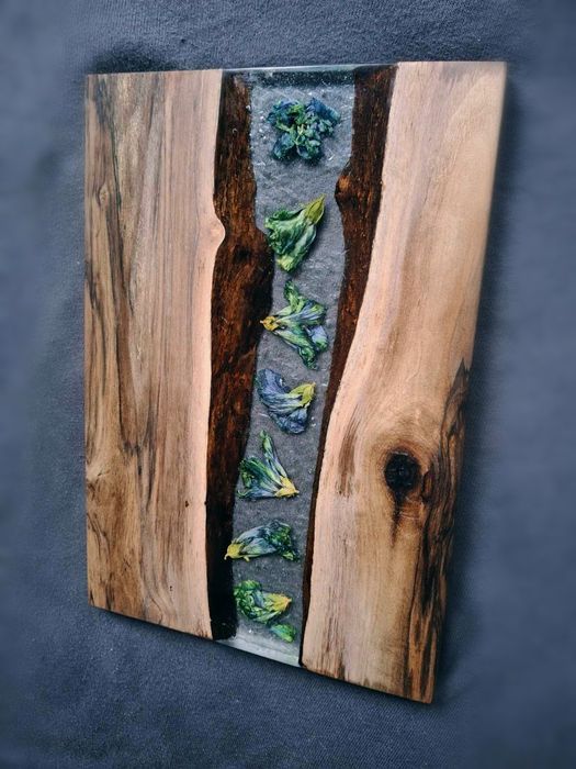 Дъски от епоксидна смола и орех