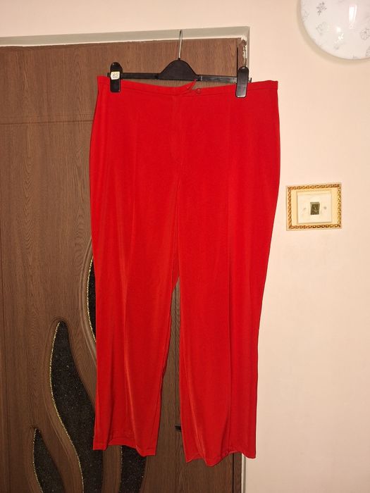 Pantaloni rosii bumbac/46
