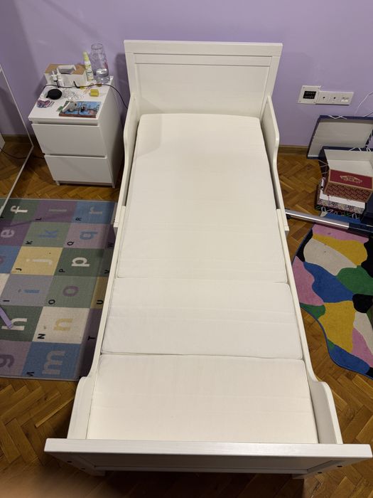 SUNDVIK разтегателно детско легло с подматрачна рамка