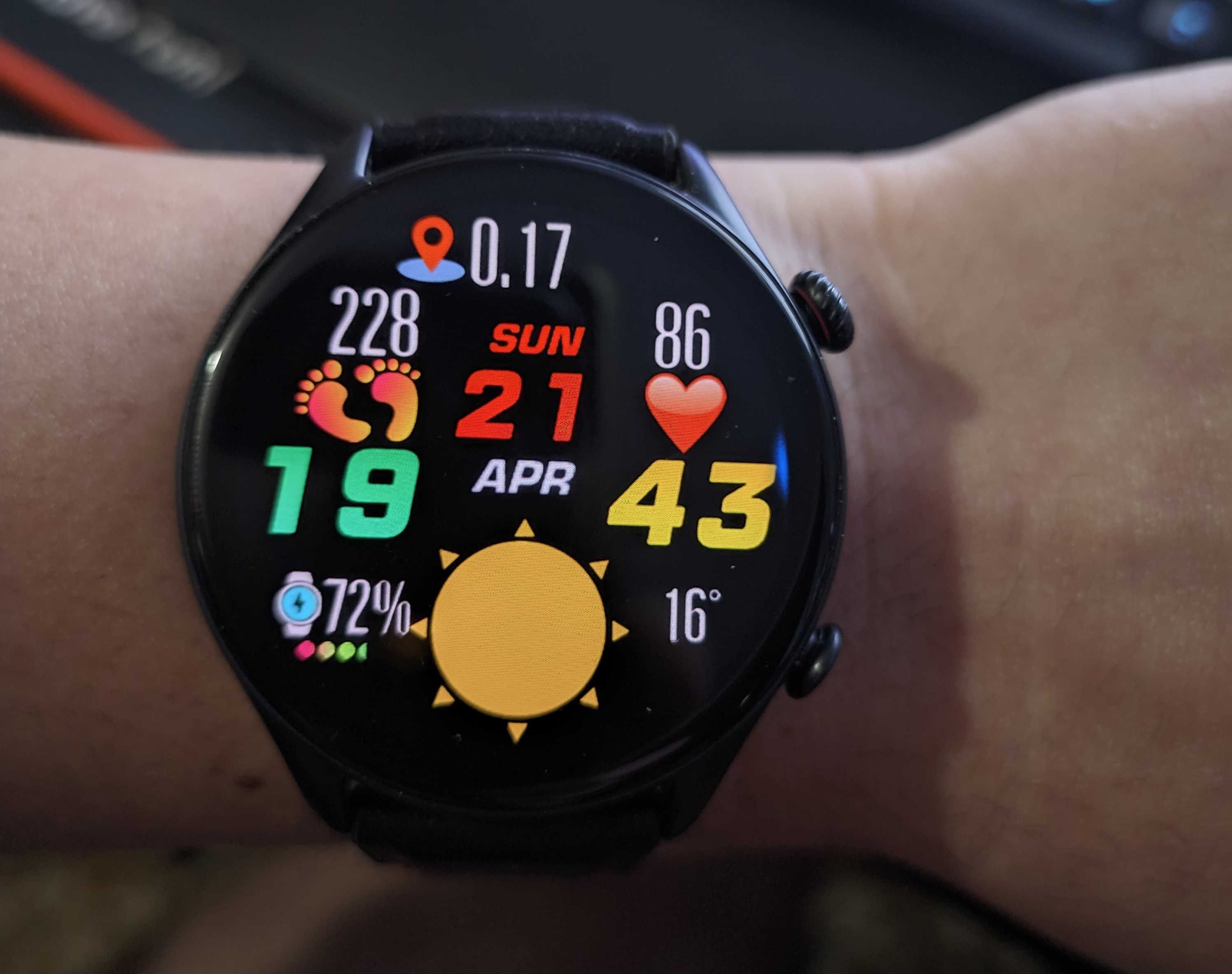 Смарт часовник Amazfit - GTR 3 Pro, 1.45'', Infinite Black