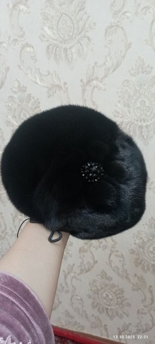 Норковая шапка женская