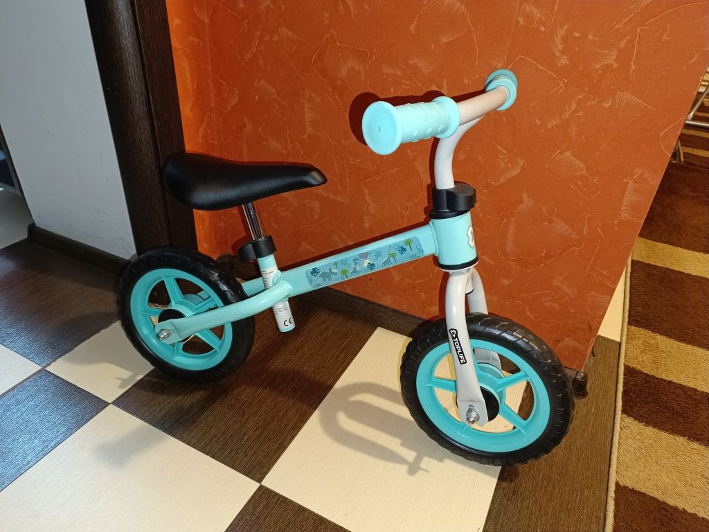 Bicicleta fara pedale NOUĂ Top Life, otel, 10", Multicolor