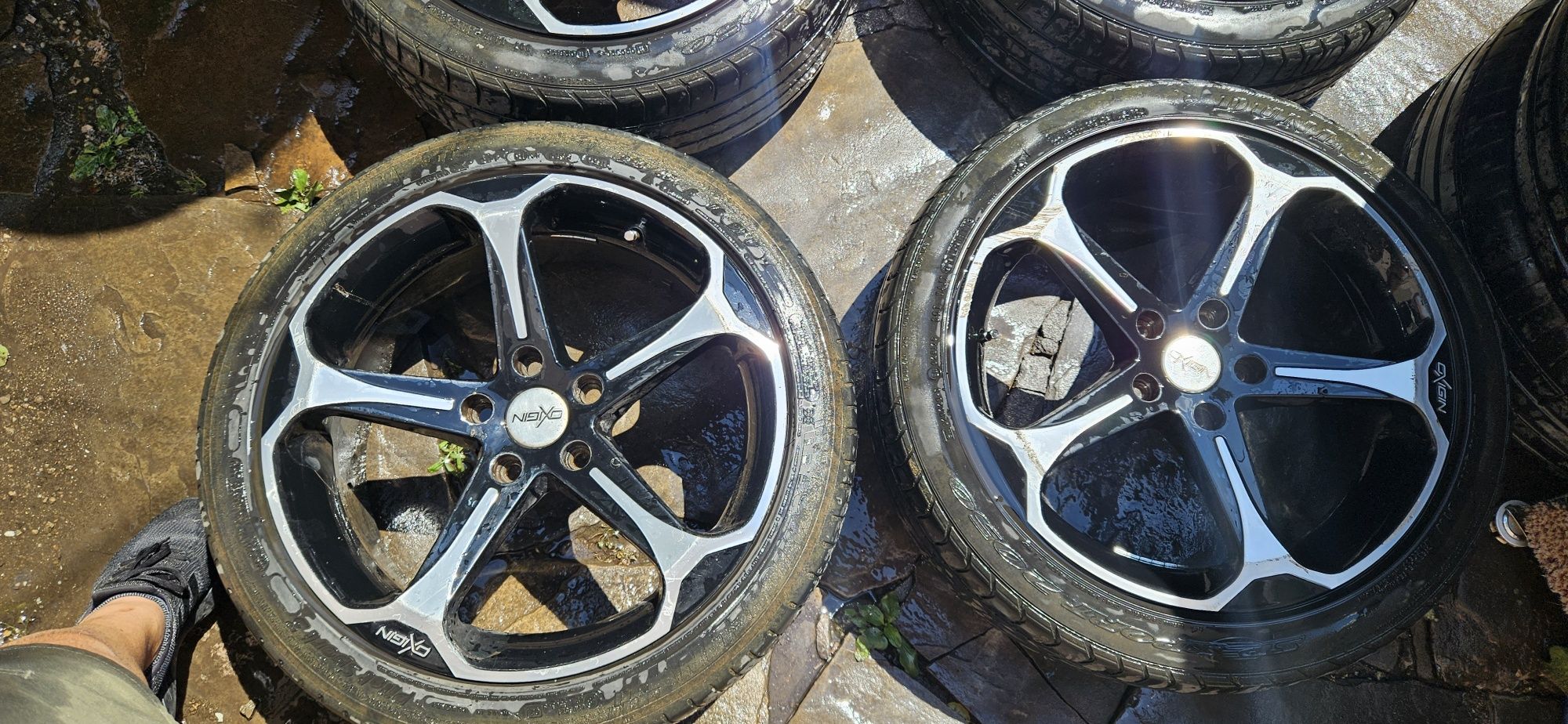 5/114.3/18 hyundai / kia алуминиеви джанти с гуми 560 лв.