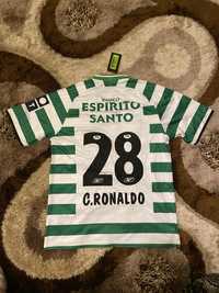 tricou Cristiano Ronaldo Sporting Lisabona 2003