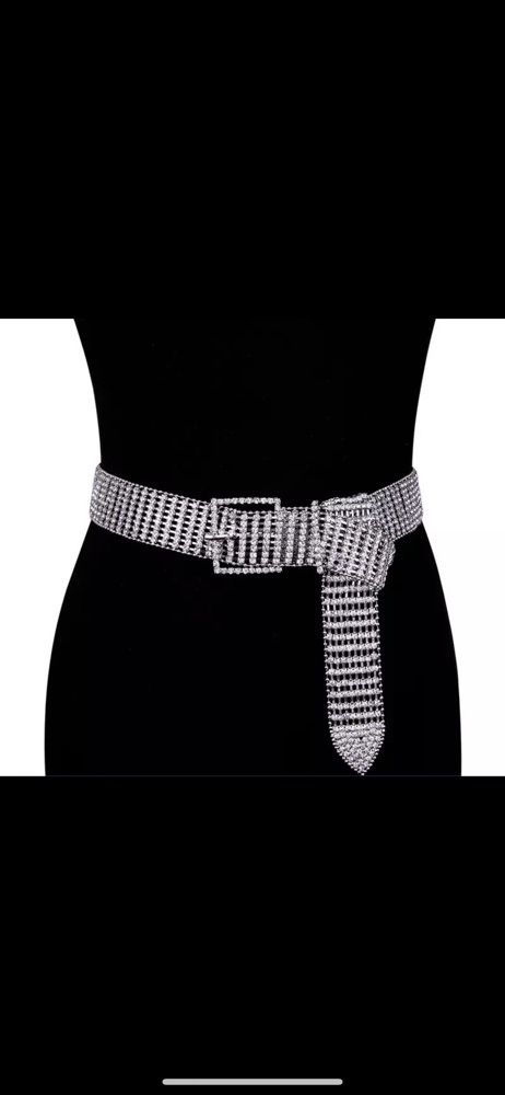 Curea Z7 cristale diamante sclipici pietre Zara Fashion Nova argintie