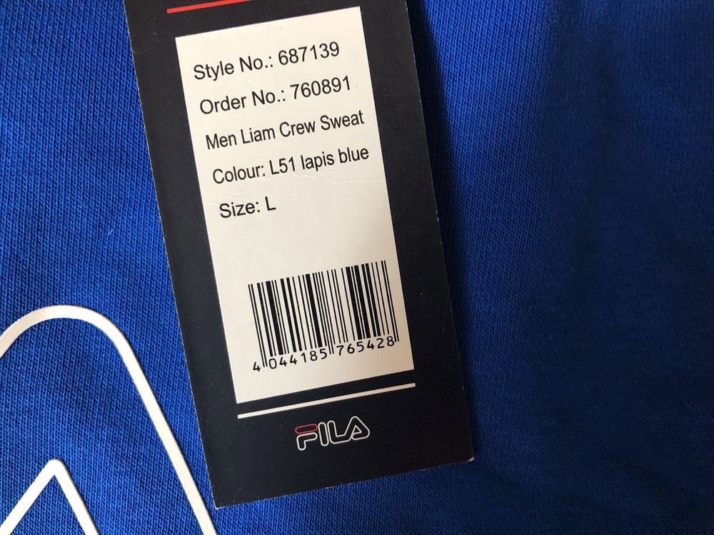 НОВА Fila Liam Crew Sweatshirts ОРИГИНАЛНА мъжка блуза - р.Л