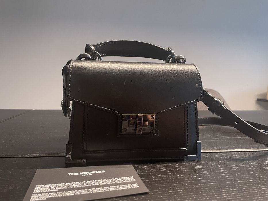Малка кожена чанта The kooples