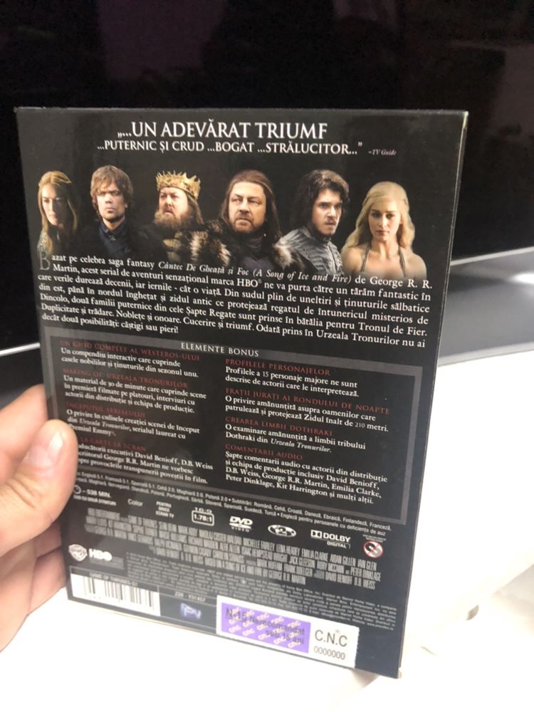 Vand Game of Thrones/Urzeala Tronurilor DVD sez.1