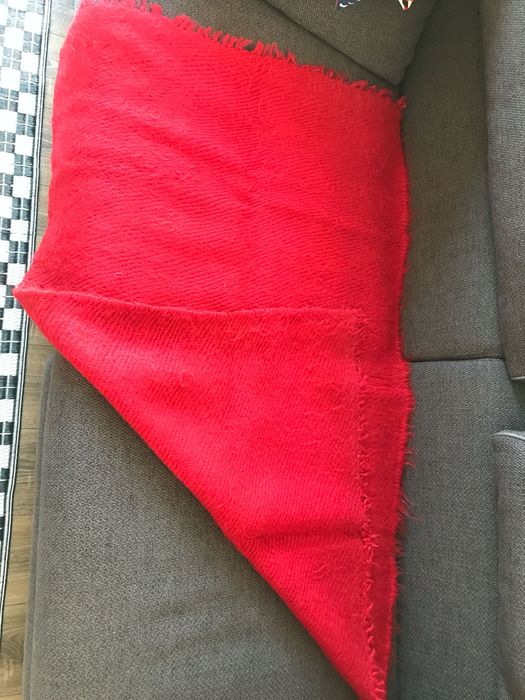 Cergi cuverturi lana rosie de la Sapanta originale anii 80